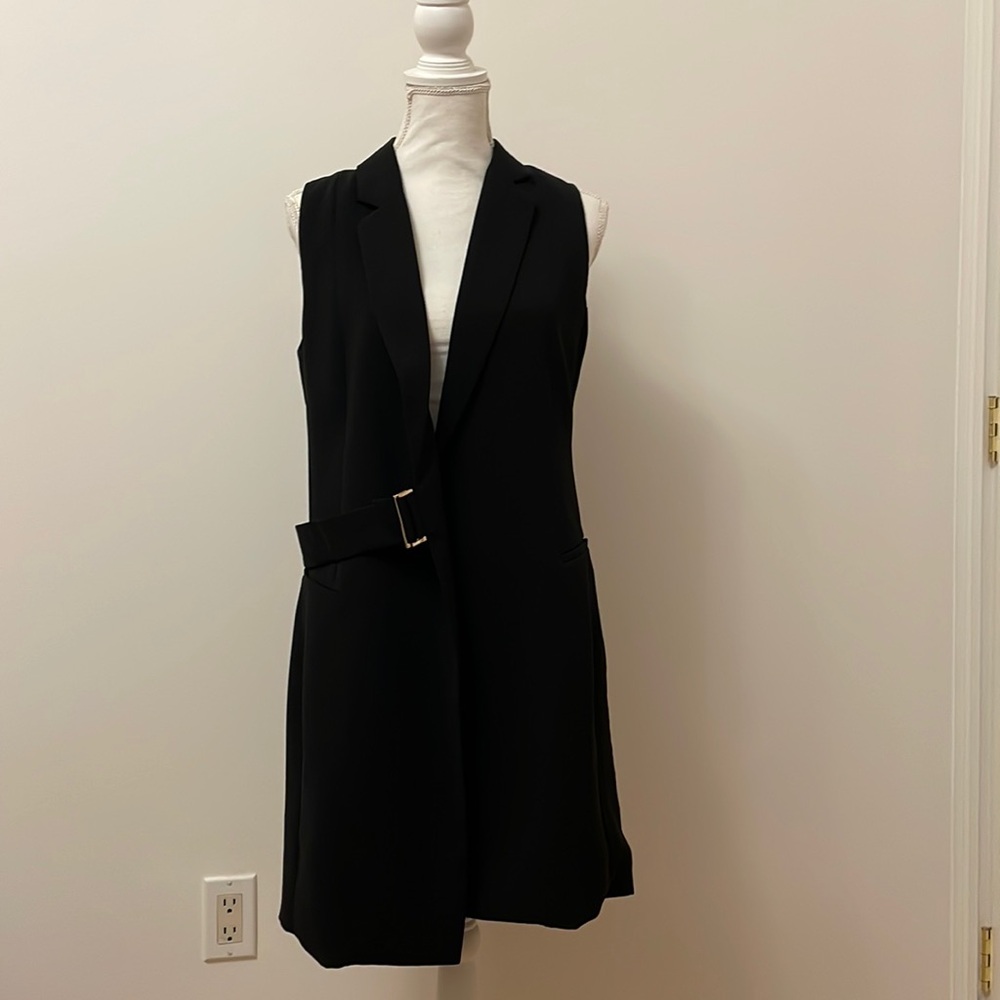 H&M Long Blazer Black Size 8